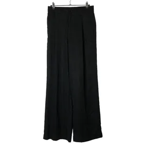 Zara Black High Rise Wide‎ Leg Dress Trousers S thumbnail 2