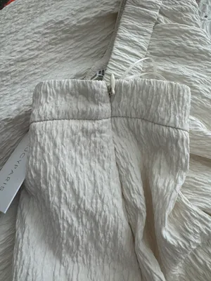 Lucy Paris Two Piece White Skirt Set Bridal thumbnail 5