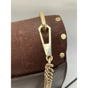 Rebecca Minkoff Crossbody Bag Women Small Brown Suede Studded Purse thumbnail 10