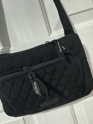 Vera Bradley Black Crossbody Bag Quilted thumbnail 3