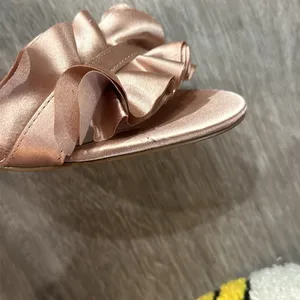 Chinese Laundry Blush Mauve Pink Ruffle Heels thumbnail 8