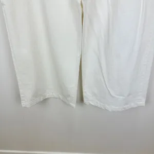 Madewell The Harlow Wide Leg Jean Airy Denim Baggy White High Waist US 31 NWT thumbnail 14