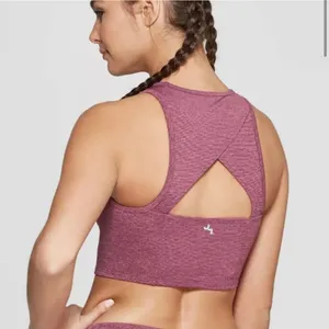 JoyLab Mini Stripe Blue Crop Tank Top thumbnail 5