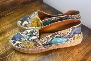 Kurt Geiger snakeskin print espadrilles size 10 thumbnail 1