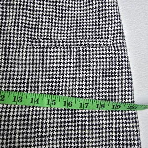 Abercrombie & Fitch Black White Houndstooth Pinafore‎ Mini Dress Pockets Medium thumbnail 8