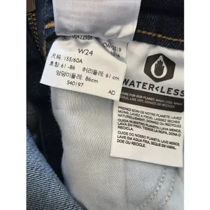 Levi‎ Strauss Skinny Denim Overalls Womens Size 24 Dark Wash Stretch Y2K Cotton thumbnail 9