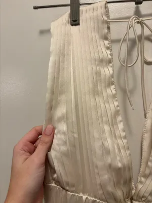 Abercrombie White Pleated Dress thumbnail 5