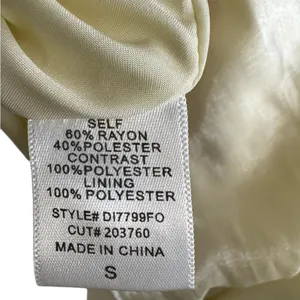 💛 FORE Cream Satin‎ Bustier Midi Dress S – Sleek Shimmer Slip Style ✨ thumbnail 6