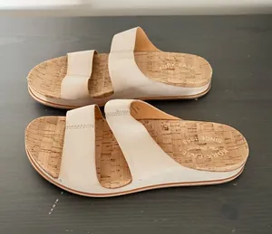Kork-Ease Tutsi Dual Band Sandal Leather Slip On Natural Comfy Minimalist Size 8 thumbnail 1