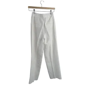 Aritzia Wilfred The Effortless Pant Linen white size 0 thumbnail 3
