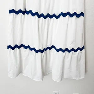 [PrettyGarden] White Blue Matching Set Crop Tank Maxi Skirt Summer NWOT Size XXL thumbnail 8