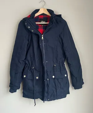 Special One Premium Collection Navy Blue Utility Winter Coat Size Large thumbnail 1