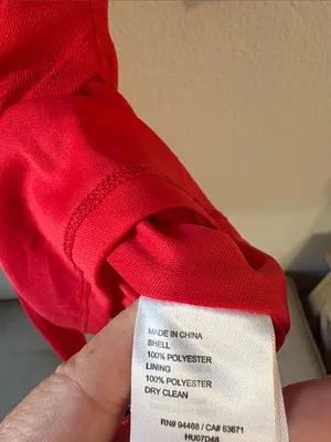 Laundry By Shelli Segal Red Long Sleeve Draped Midi Dress 4 thumbnail 4
