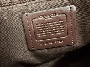 Coach F 57524 Crossgain Leather Satchel Blush Handbag Brown Leather EUC thumbnail 11