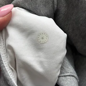 Lululemon gray hoodie pullover zip‎ back Light As Warmth Crew Heathered Grey thumbnail 7