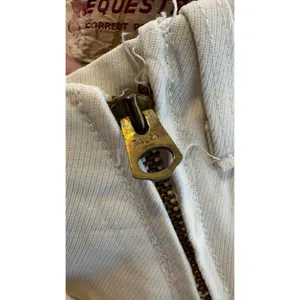 1970s Vintage Equestrian Riding Breeches Cream XXS XS Side Zip Jodhpurs thumbnail 14