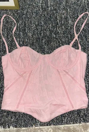 White Fox Pink Top thumbnail 1
