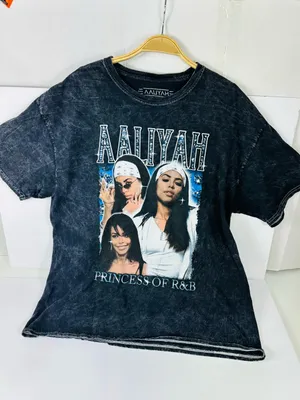 Anvil Black Graphic Aaliyah Tee thumbnail 3