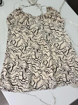 Abercrombie & Fitch Halter Ruched Abstract Print Mini Dress Size XL thumbnail 14