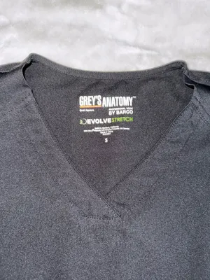 Grey's Anatomy Two-Pocket V-Neck Scrub Top thumbnail 2