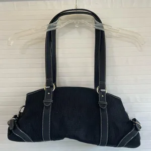 The Sak Black Knitted Baguette Purse thumbnail 6