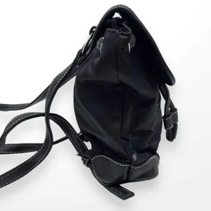 00s GUESS Vintage Black Drawstring Backpack thumbnail 4