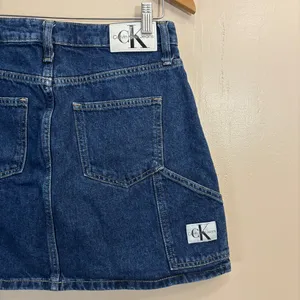 Calvin Klein Jeans Indigo Denim Mini Skirt Size W29 thumbnail 4