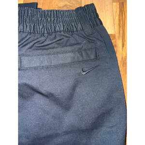 Nike Wide Leg Pant Women Large Black NEW Mid Rise Full Length standard athletic thumbnail 6