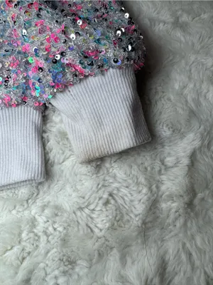 Mila & Rose Sequin Bomber Jacket thumbnail 2