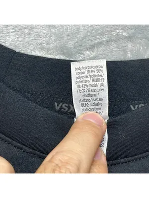 VSX Victoria's Secret Women's Crewneck Performance Sweatshirt Black Medium thumbnail 5