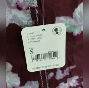 Free People Dress - Sully Dress in Raisin Combo - Size S thumbnail 3