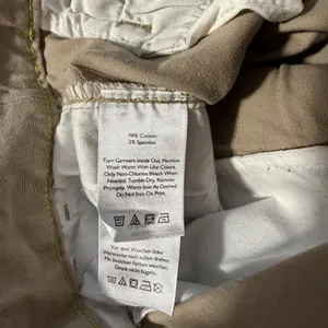 Eddie Bauer Women 10 Boyfriend Chino Pants Tan Khaki Straight Leg Cotton Stretch thumbnail 4
