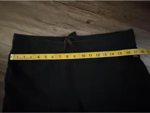 Eddie Bauer Women’s Size M Black Wide Leg Yoga Pants Fleece thumbnail 5