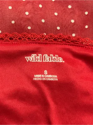 wild fable Red Polka Dot Mini Skirt thumbnail 5