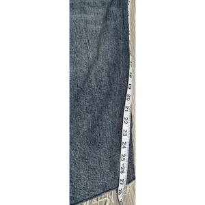 We The Free CRVY Blue High Rise Button Fly Denim Distressed Georgine Jeans 31 thumbnail 10