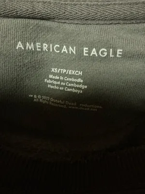 American Eagle Grateful Dead Summer Tour 76 Distressed Sweatshirt XS thumbnail 2