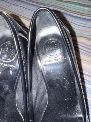 Tory Burch Black Patent Leather Penny Loafers thumbnail 3
