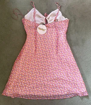 Nectar Clothing Geometric Print Cutout Dress thumbnail 2