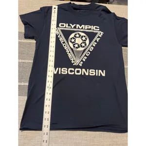 Gildan Olympic Development‎ Program Wisconsin Soccer T Shirt Navy Blue Youth Large thumbnail 3