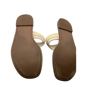 Tory Burch Miller Cream Crocodile Embossed Leather Thong Sandals 7.5M 8813 thumbnail 10