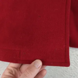 J Crew Classic‎ Red Wool Blend Button Front Coat Jacket Size Small thumbnail 6