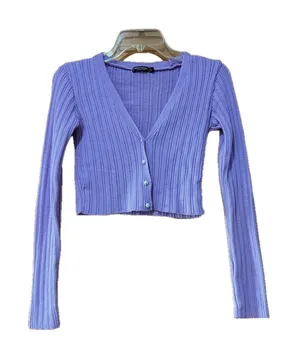 Nasty Gal Knit Cropped Sweater Womens thumbnail 1