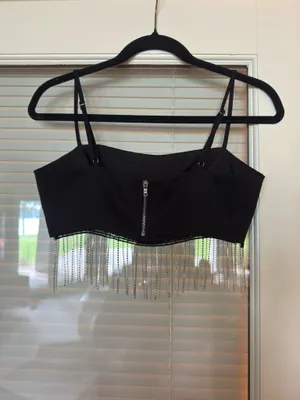 REVOLVE superdown Irina Crystal Fringe Top thumbnail 4