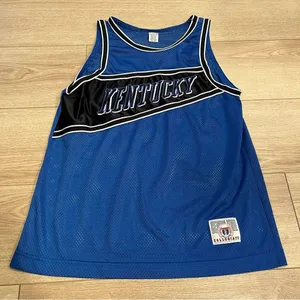 Vintage Genuine Stuff Kentucky Wildcats Mesh Jersey Size Boys L/S Women’s thumbnail 1