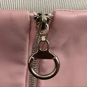 ASOS Parisian Bubblegum Pink Vegan Leather Bustier Sheer Sleeve Top 10 thumbnail 7
