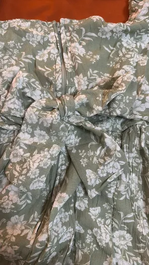 Green Floral Francesca's Romper thumbnail 3