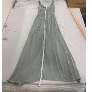 Show Me Your Mumu Kendall Maxi Dress Sage Green V-Back Size Small thumbnail 7