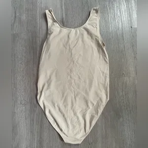 Agnes Cream Scoop-neck Bodysuit size S/M thumbnail 7