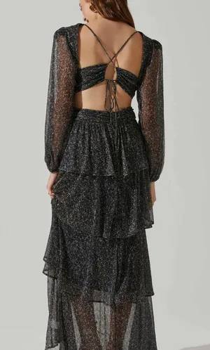 ASTR Black maxi dress thumbnail 6