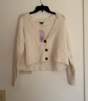 New wild fable cream cardigan thumbnail 1